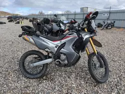 Salvage cars for sale from Copart Magna, UT: 2018 Honda CRF250 L