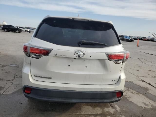 2016 Toyota Highlander LE