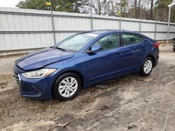 Salvage cars for sale at Austell, GA auction: 2017 Hyundai Elantra SE