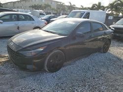 Salvage cars for sale at Opa Locka, FL auction: 2022 Hyundai Elantra SEL