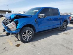 Salvage cars for sale at Grand Prairie, TX auction: 2021 Ford F150 Supercrew