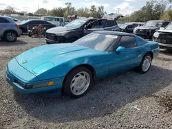 Salvage cars for sale at Riverview, FL auction: 1992 Chevrolet Corvette