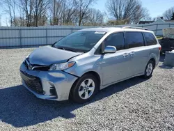 Toyota Sienna le salvage cars for sale: 2018 Toyota Sienna LE