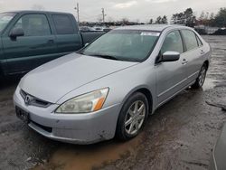 Salvage cars for sale at New Britain, CT auction: 2003 Honda Accord EX