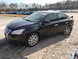 Salvage cars for sale at Charles City, VA auction: 2015 Nissan Sentra S