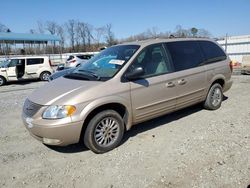 2002 Chrysler Town & Country Limited en venta en Spartanburg, SC