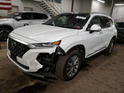 Salvage cars for sale at New Britain, CT auction: 2020 Hyundai Santa FE SEL