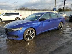 Salvage cars for sale at Hillsborough, NJ auction: 2022 Honda Accord Sport