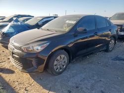 Salvage cars for sale at Grand Prairie, TX auction: 2020 KIA Rio LX