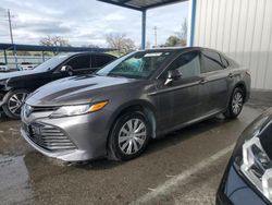 Salvage cars for sale at San Martin, CA auction: 2019 Toyota Camry LE