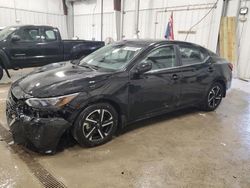 Salvage cars for sale at Franklin, WI auction: 2024 Nissan Sentra SV