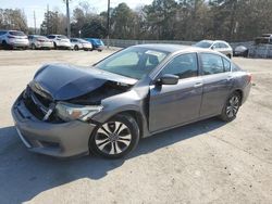 Salvage cars for sale at Savannah, GA auction: 2014 Honda Accord LX