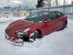 Salvage cars for sale at Bowmanville, ON auction: 2023 Tesla Model 3