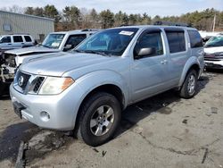 Salvage cars for sale at Exeter, RI auction: 2010 Nissan Pathfinder S