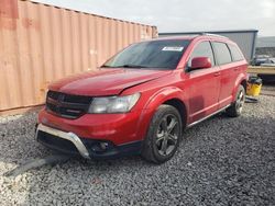 Salvage cars for sale at Hueytown, AL auction: 2016 Dodge Journey Crossroad