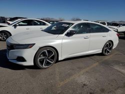 Salvage cars for sale at North Las Vegas, NV auction: 2021 Honda Accord Sport