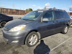 Salvage cars for sale at Wilmington, CA auction: 2006 Toyota Sienna XLE