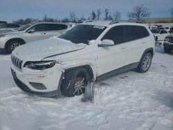 Salvage cars for sale at Bridgeton, MO auction: 2019 Jeep Cherokee Latitude