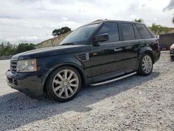 Salvage cars for sale at Opa Locka, FL auction: 2008 Land Rover Range Rover Sport HSE