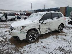 Salvage cars for sale at Colorado Springs, CO auction: 2017 Subaru Forester 2.5I