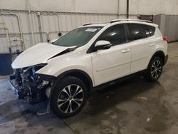 Salvage cars for sale at Avon, MN auction: 2015 Toyota Rav4 Limited