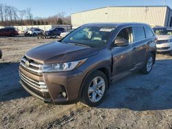 Salvage cars for sale at Spartanburg, SC auction: 2018 Toyota Highlander Limited