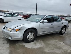 Salvage cars for sale at Grand Prairie, TX auction: 2002 Pontiac Grand Prix SE