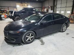 Carros salvage a la venta en subasta: 2017 Chevrolet Malibu LS