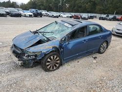 Salvage cars for sale at Eight Mile, AL auction: 2009 Honda Civic EXL