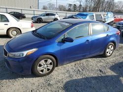 Salvage cars for sale at Gastonia, NC auction: 2017 KIA Forte LX