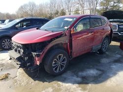 Salvage cars for sale at North Billerica, MA auction: 2020 Honda CR-V EX