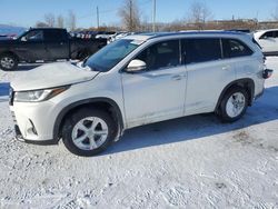 Toyota salvage cars for sale: 2017 Toyota Highlander Limited