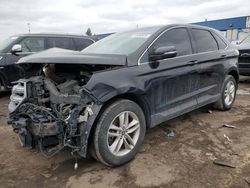 Salvage cars for sale at Woodhaven, MI auction: 2017 Ford Edge SEL