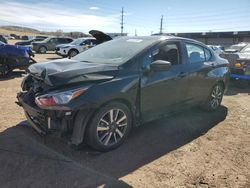 Salvage cars for sale at Colorado Springs, CO auction: 2021 Nissan Versa SV