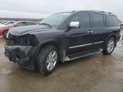 Salvage cars for sale at Grand Prairie, TX auction: 2014 Nissan Armada Platinum