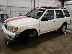 Salvage cars for sale at Avon, MN auction: 2002 Nissan Pathfinder LE