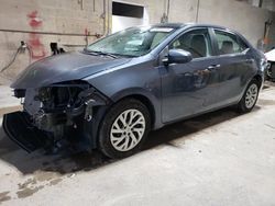 Salvage cars for sale at Blaine, MN auction: 2018 Toyota Corolla L