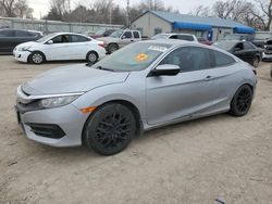 Salvage cars for sale at Wichita, KS auction: 2017 Honda Civic LX