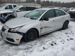 Salvage cars for sale at Exeter, RI auction: 2014 Chevrolet Cruze LS