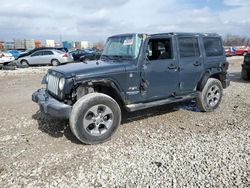 Jeep Wrangler Unlimited Sahara salvage cars for sale: 2017 Jeep Wrangler Unlimited Sahara