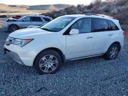 Salvage cars for sale at Reno, NV auction: 2009 Acura MDX Technology