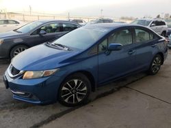 Honda salvage cars for sale: 2015 Honda Civic EX