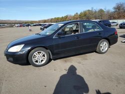 Salvage cars for sale at Brookhaven, NY auction: 2007 Honda Accord EX