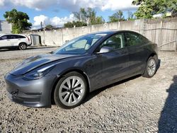 Salvage cars for sale at Opa Locka, FL auction: 2023 Tesla Model 3