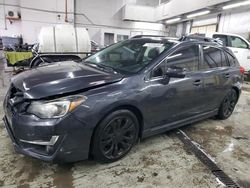 Salvage cars for sale at Littleton, CO auction: 2015 Subaru Impreza Sport Limited