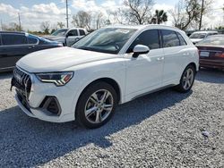 Salvage cars for sale at Riverview, FL auction: 2019 Audi Q3 Premium Plus S-Line