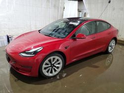 Tesla Model 3 salvage cars for sale: 2022 Tesla Model 3