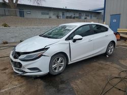 Chevrolet Vehiculos salvage en venta: 2017 Chevrolet Cruze LT