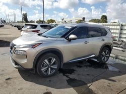 Salvage cars for sale at Miami, FL auction: 2021 Nissan Rogue SL