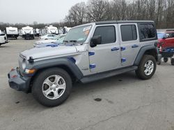 Jeep salvage cars for sale: 2018 Jeep Wrangler Unlimited Sport